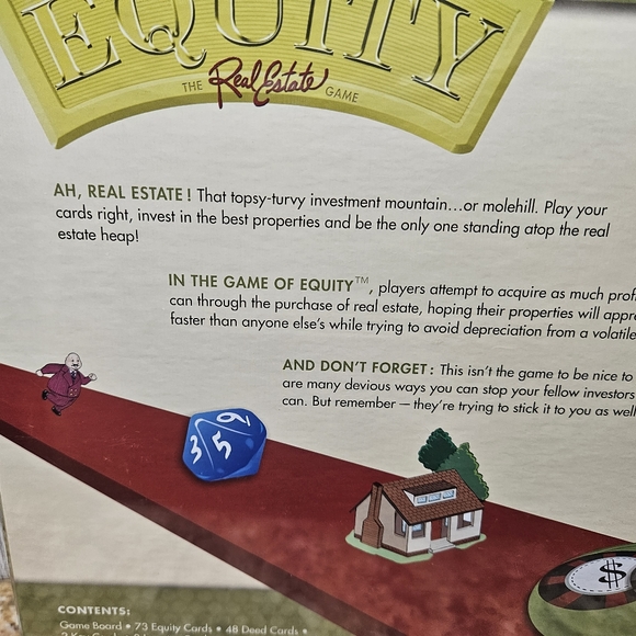 Equity The Real Estate Board Game - Strategy Game NIB - Picture 8 of 14